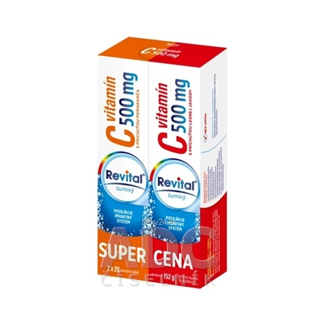 Revital vitamín C 500 mg šumivý DUOPACK