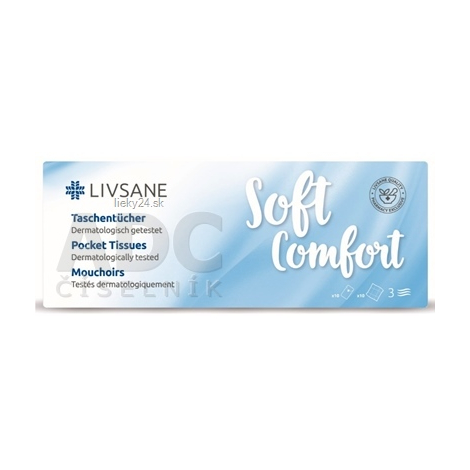 LIVSANE Soft Comfort Hygienické vreckovky