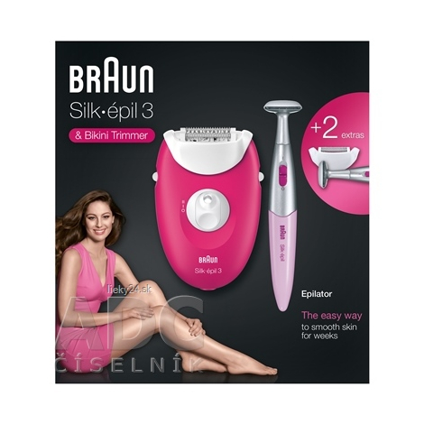 BRAUN Silk-épil 3 3-420 & Bikini Trimmer