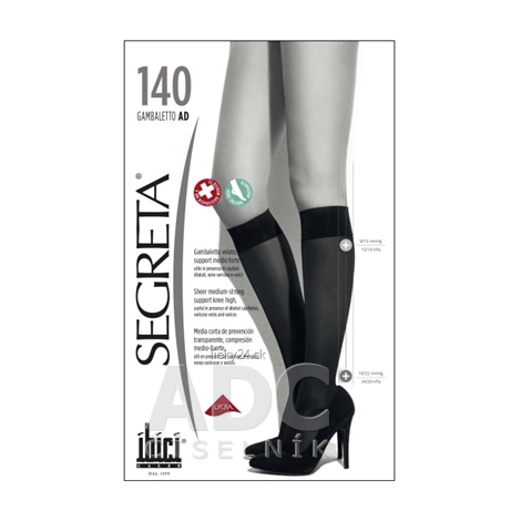 SEGRETA 140 KNEE-HIGH lýtkové pančuchy č. 3