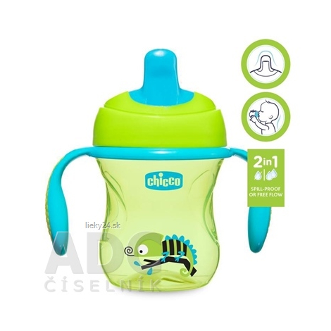 CHICCO Hrnček Training s držadlami 200 ml