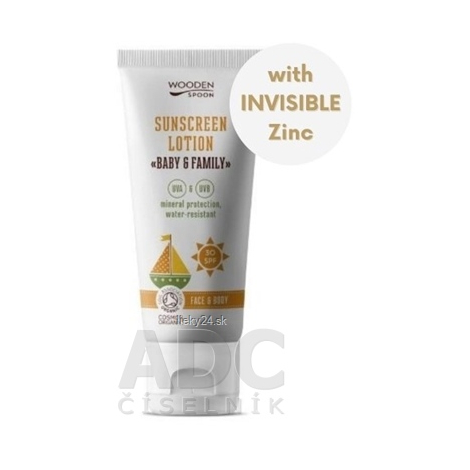 WoodenSpoon Opaľovacie mlieko Baby & Family SPF 30