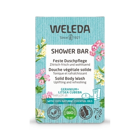 WELEDA SHOWER BAR Aromatické bylinkové mydlo