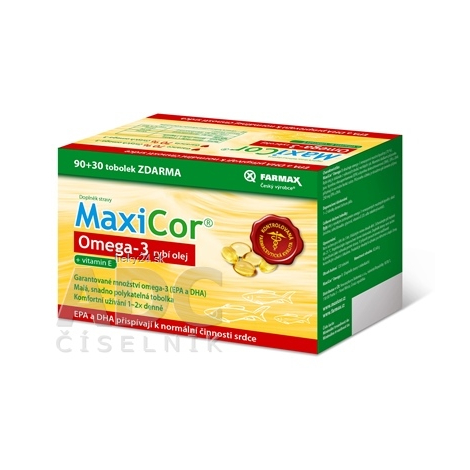 FARMAX MaxiCor Omega-3 rybí olej