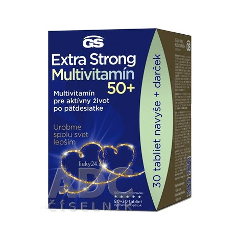 GS Extra Strong Multivitamín 50+ darček 2022