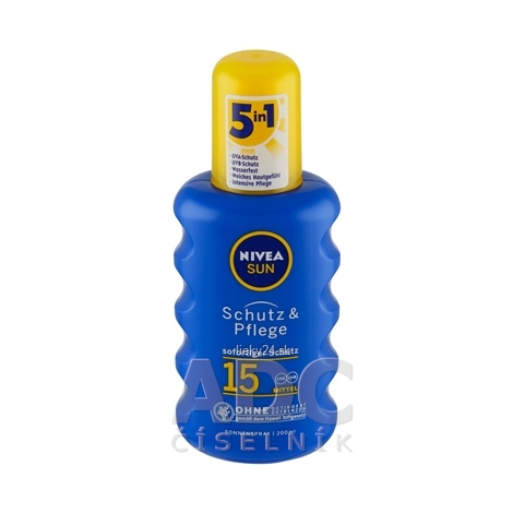 Obrázok Nivea Sun spray na opalování SPF15 200 ml