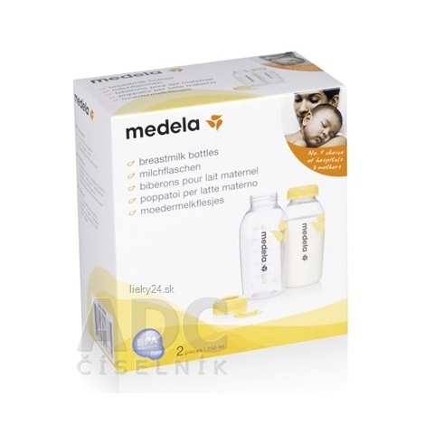 MEDELA Sada 2 fliaš (250 ml) na uskladnenie mlieka