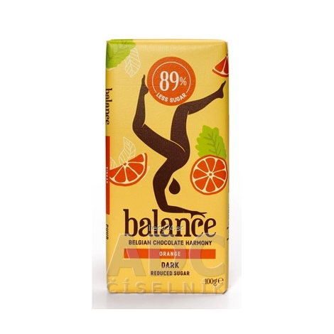 BALANCE HORKÁ ČOKOLÁDA S POMARANČOM