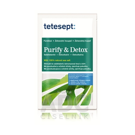 tetesept Kúpeľ s morskou soľou - Detoxikačný