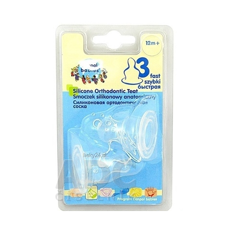 Canpol Babies Cumlík na fľašu silikón