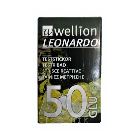 Wellion LEONARDO GLU Prúžky testovacie 50ks