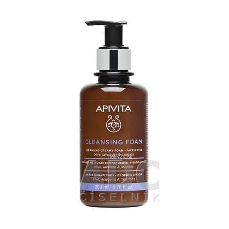 APIVITA CLEANSING CREAMY FOAM – FACE & EYES