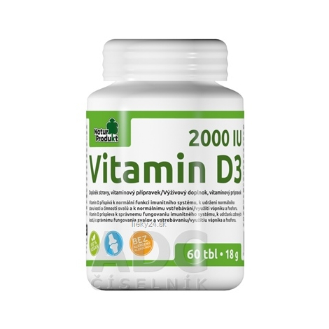 NaturProdukt Vitamin D3 2000 IU