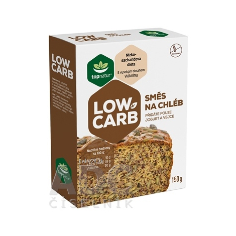 Obrázok topnatur ZMES NA CHLIEB LOW CARB bezgluténová, s obsahom vlákniny 1x150 g