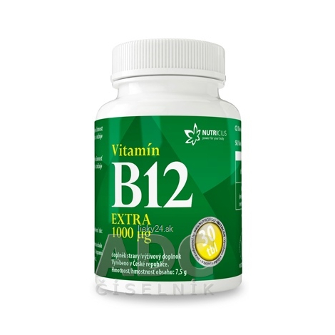 NUTRICIUS Vitamín B12 EXTRA 1000 μg