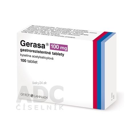 Gerasa 100 mg gastrorezistentné tablety