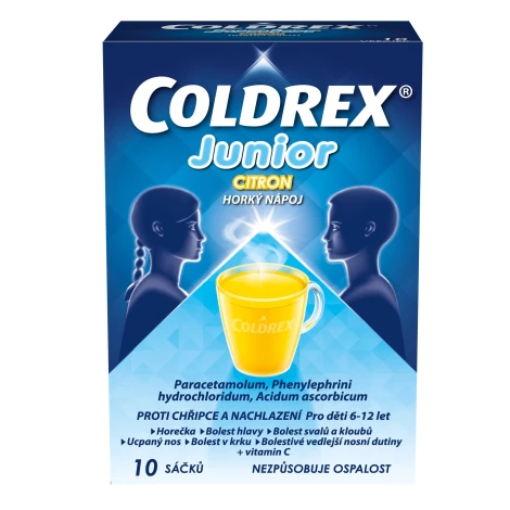 COLDREX JUNIOR HORÚCI NÁPOJ CITRÓN 10ks