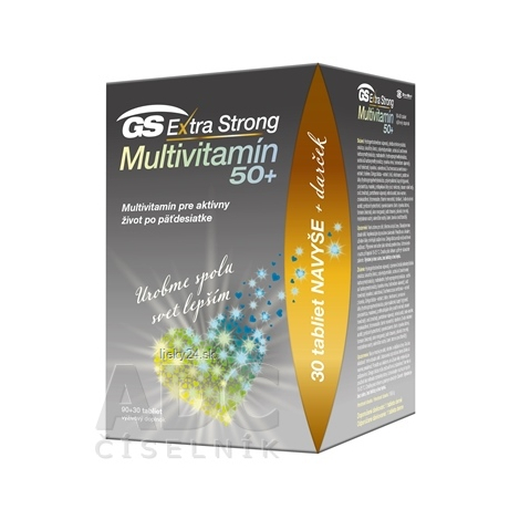 GS Extra Strong Multivitamín 50+ darček 2021