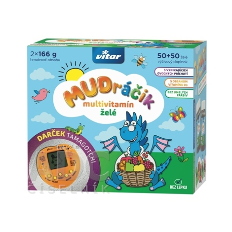 VITAR MUDráčik multivitamín želé