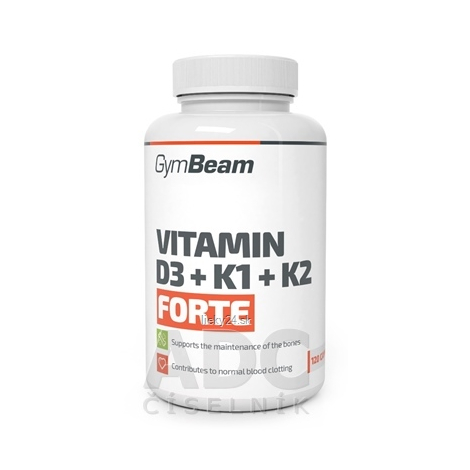 GymBeam VITAMIN D3+K1+K2 FORTE