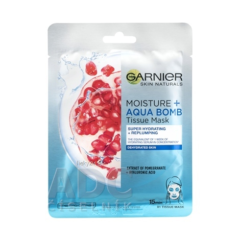 GARNIER Skin Mask AQUA BOMB Granátové jablko