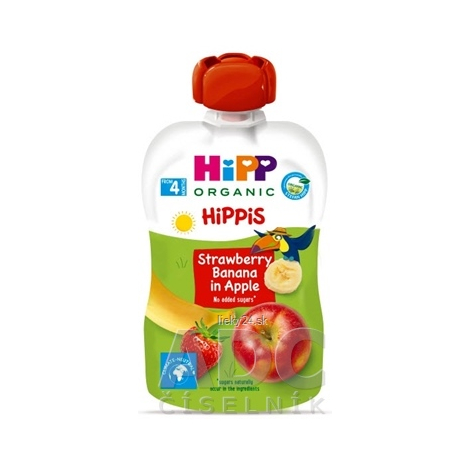 E-shop HiPP HiPPis 100% Ovocie Jablko Banán Jahoda