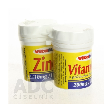 VITAMAX ZINOK 10MG + VITAMÍN C 200MG