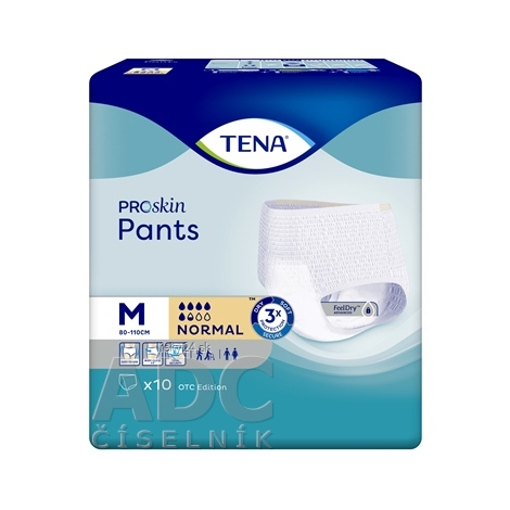 E-shop TENA Pants Normal M plienkové naťahovacie inkontinenčné nohavičky 10 ks