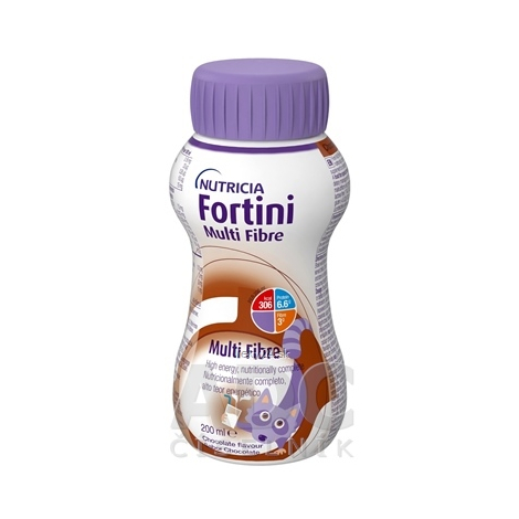 FORTINI Multifibre pre deti s čokoládovou príchuťou 200 ml
