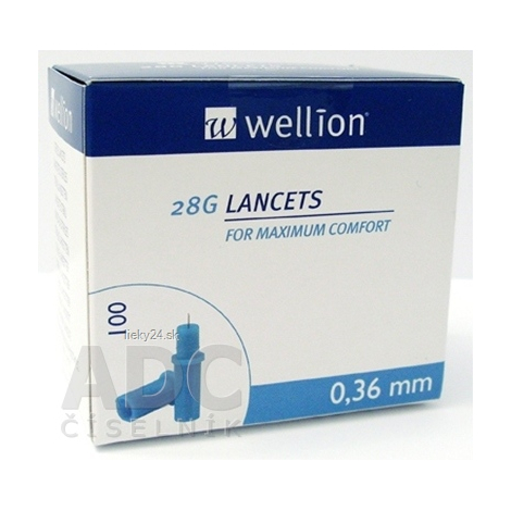 E-shop Wellion LANCETS 28G - Lanceta sterilná