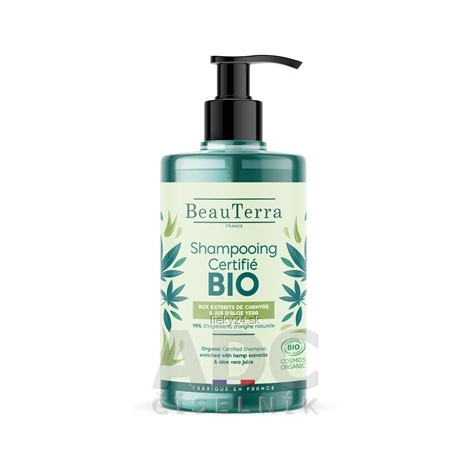 BeauTerra ŠAMPÓN BIO Aloe vera a konope