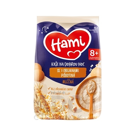 E-shop Hami mliečna kaša so 7 obilninami piškótová