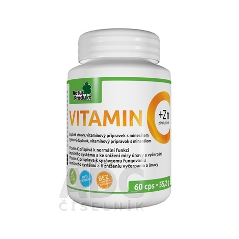 NaturProdukt VITAMÍN C 500 mg + Zinok 10mg