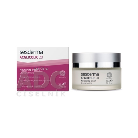 sesderma ACGLICOLIC 20 Výživný krém