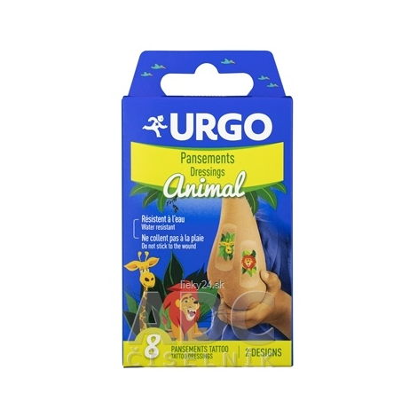 URGO TATTOO Animal Kids Plaster 8pcs