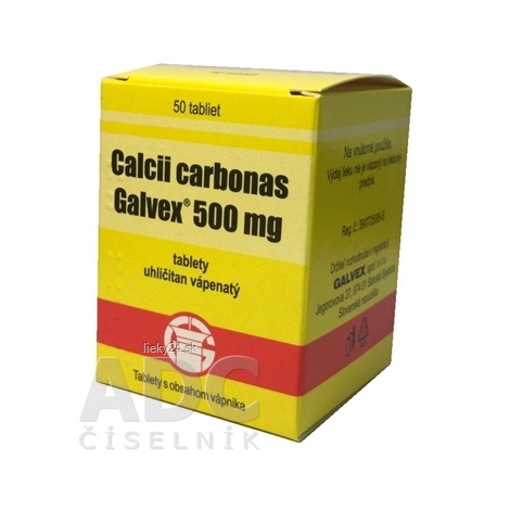 E-shop Calcii carbonas Galvex 500 mg
