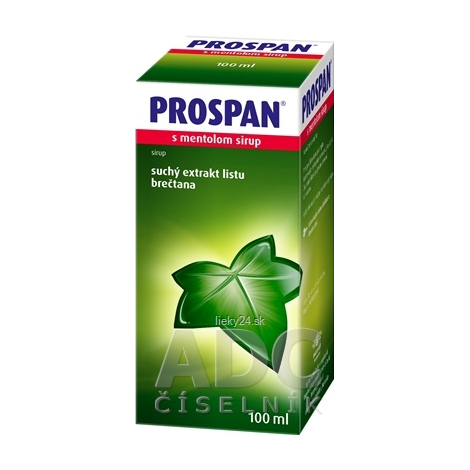 E-shop PROSPAN s mentolom sirup