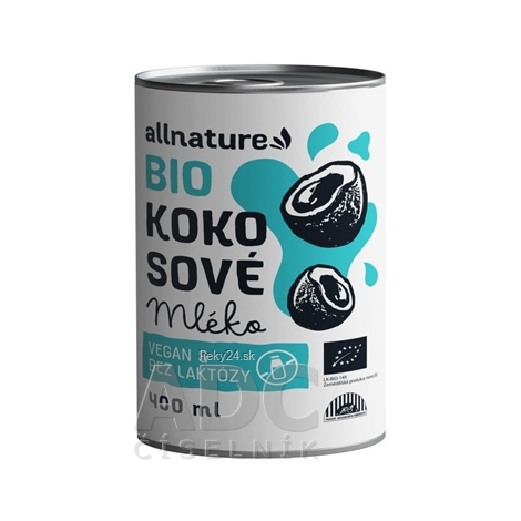 Allnature KOKOSOVÉ mlieko BIO