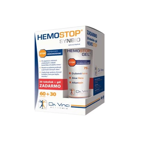 HEMOSTOP SYNBIO 60+30 tbl + Gél 75ml ZDARMA