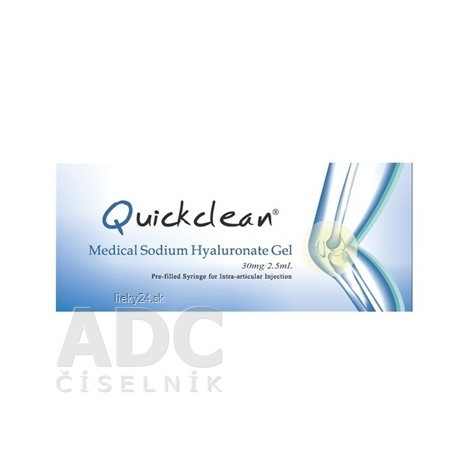 Quickclean 30 mg/2,5 ml Gél s hyaluronátom sodným