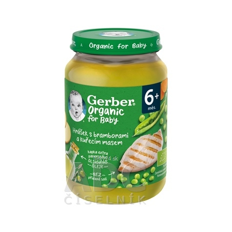 Gerber Organic Mäsovo-zeleninový príkrm