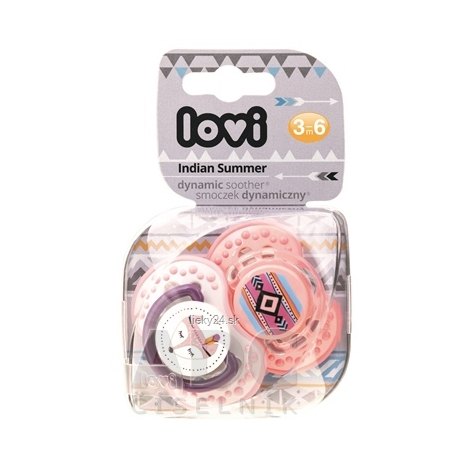LOVI Dynamický utišujúci cumlík Indian Summer