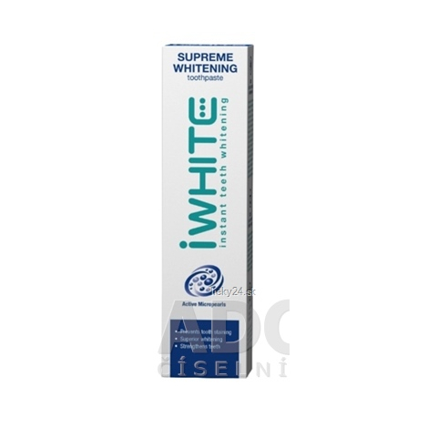 E-shop iWHITE SUPREME Whitening Bieliaca zubná pasta