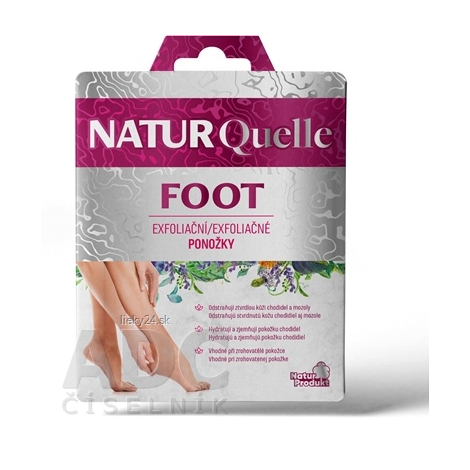 NATURQuelle FOOT Exfoliačné ponožky