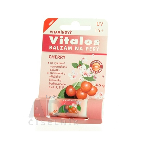 E-shop VITALOS Balzam na pery cherry SPF 15