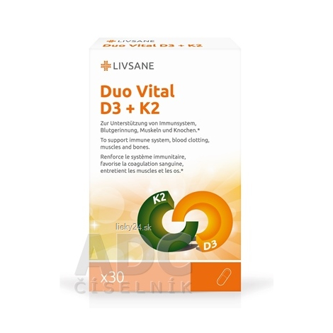 LIVSANE Duo Vital D3 + K2