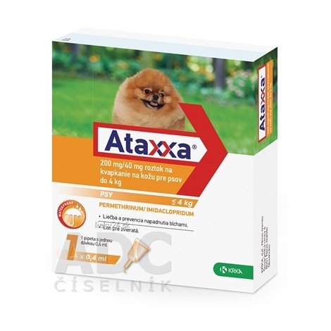 E-shop Ataxxa 200 mg/40 mg (psy do 4kg)