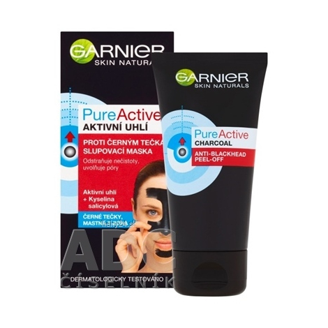 GARNIER Skin Pure Active Čierne uhlie