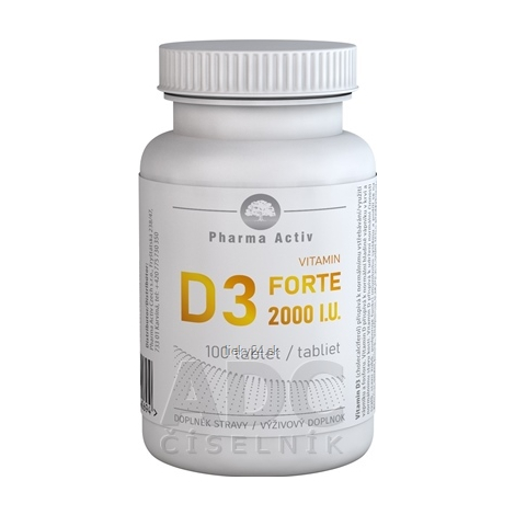 E-shop Pharma Activ Vitamin D3 FORTE 2000 I.U.