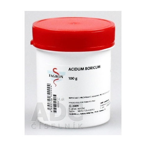 Obrázok Acidum boricum - FAGRON v dóze 1x100 g